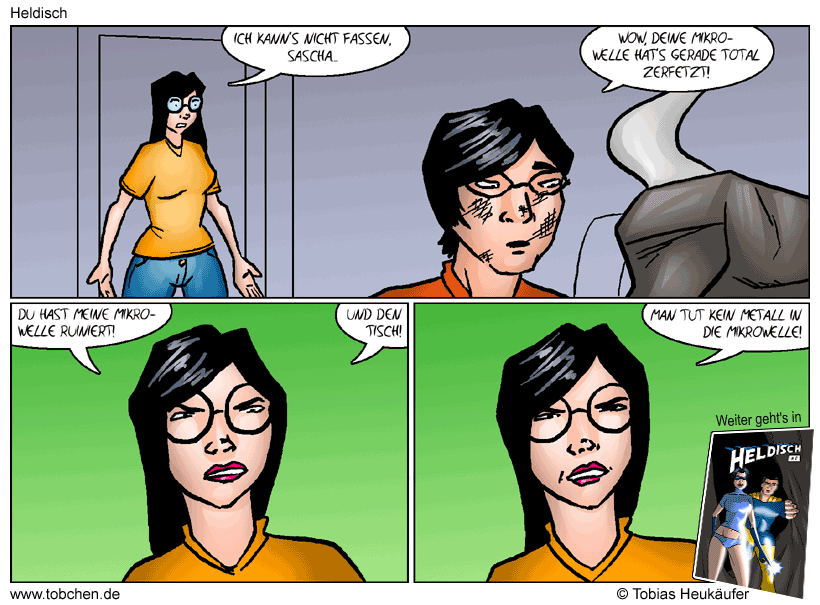 Heldisch-Comicstrip