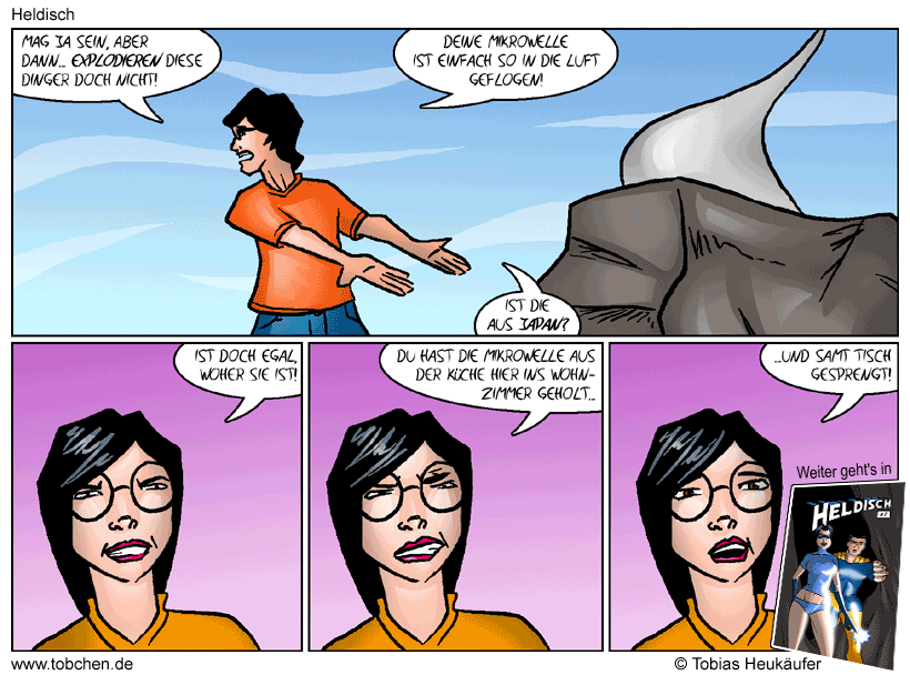 Heldisch-Comicstrip