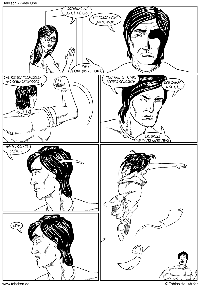 Heldisch-Comicstrip