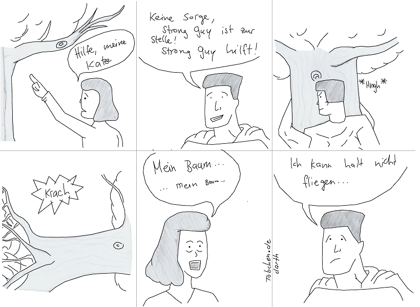 Heldisch-Comicstrip